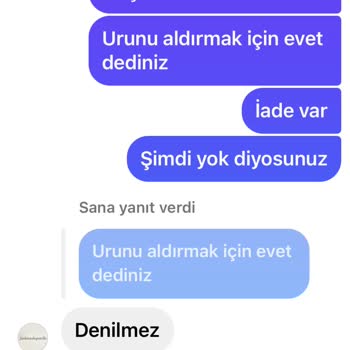 Fashionshopstella İade Hakkı Tanımayan Ve İlgisiz Bir İşletme