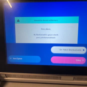 İş Bankası ATM'leri Hep Bozuk Hizmet Sıfır!