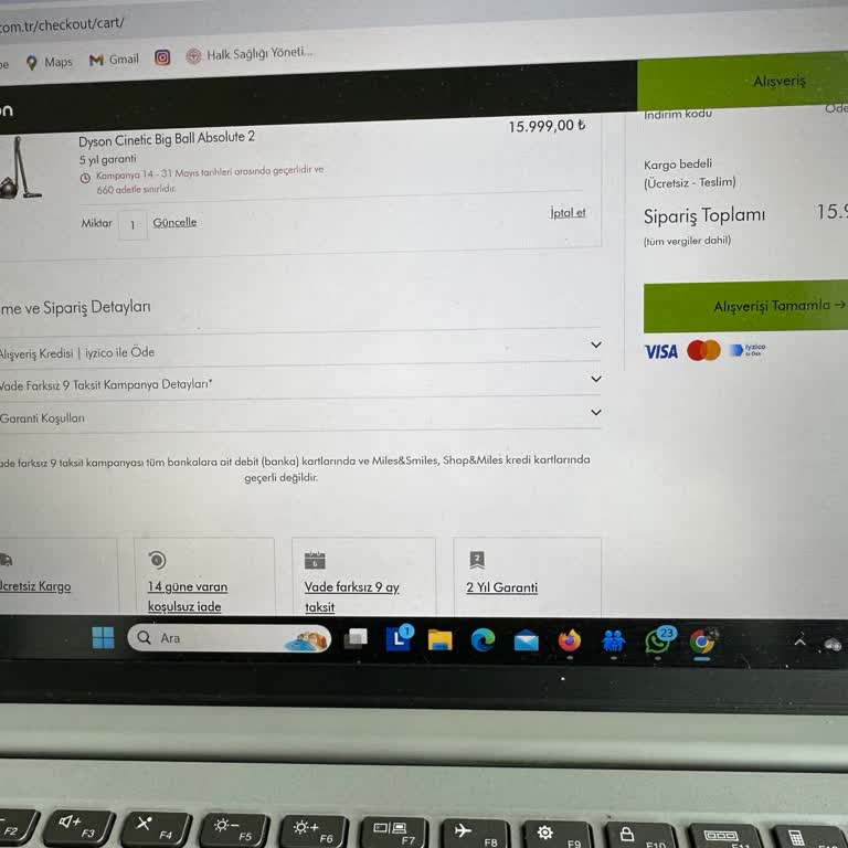 Dyson Kablolu Süpürge Garantisi