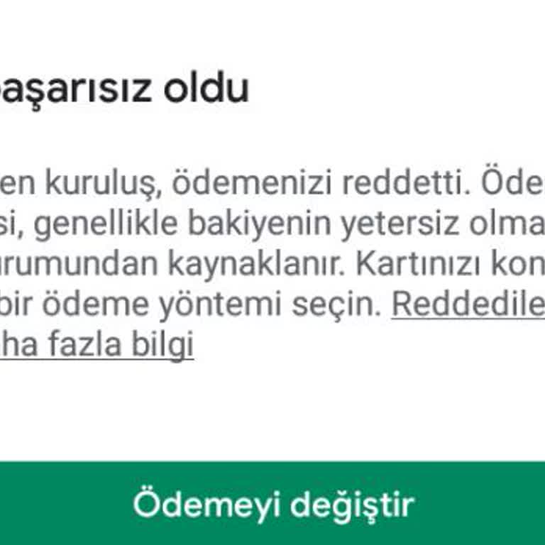 Papara Kart Kartınız Veren Kuruluş Ödemeyi Reddetti Hatası