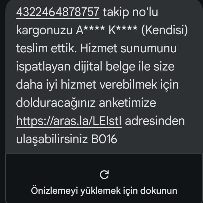 Aras Kargo Teslim Edilmemesine Rağmen Teslim Edildi Diyor