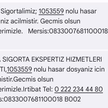 Zurich Sigorta - İkame Araç Ve İletişim Beceriksizliği