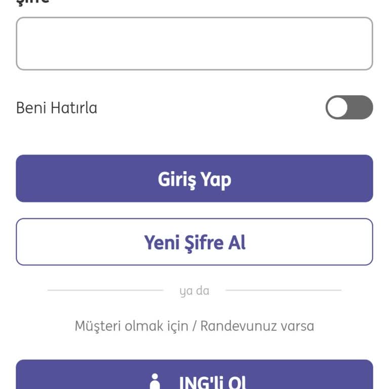 ING Müşteri Olamıyorum Yardımcı Olun