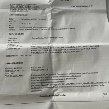 Ecovacs Deebot Ozmo N8 Akıllı Robot Süpürge Arızalı