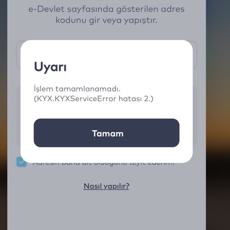 İstanbul Senin Hesap Doğrulama Hatası