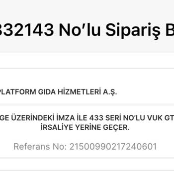 Migros Sanal Market'ten Tarihi Geçmiş İçim Kefir Gönderildi
