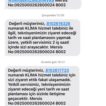 Vestel Klima Kurulum Şikayeti