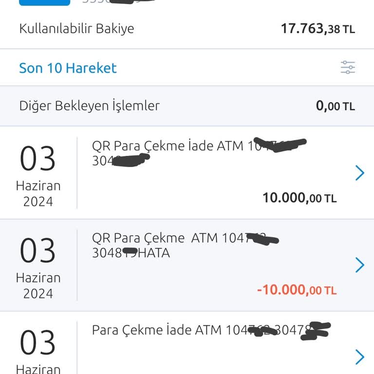 Yapı Kredi Bankası ATM Günlük Para Çekme Limitinin Az Olması Ve ATM'den Para Çekememe