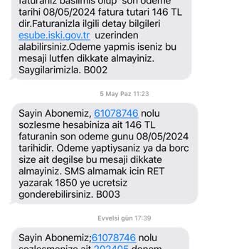 İBB - İstanbul Büyükşehir Belediyesi  Oturulmayan Ve Vanası Kapalı Eve Düzenli Su Faturası Geliyor