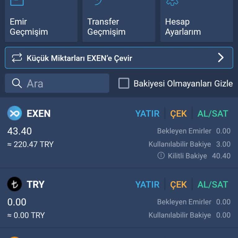 Bitexen Exen Kilit Çözümü