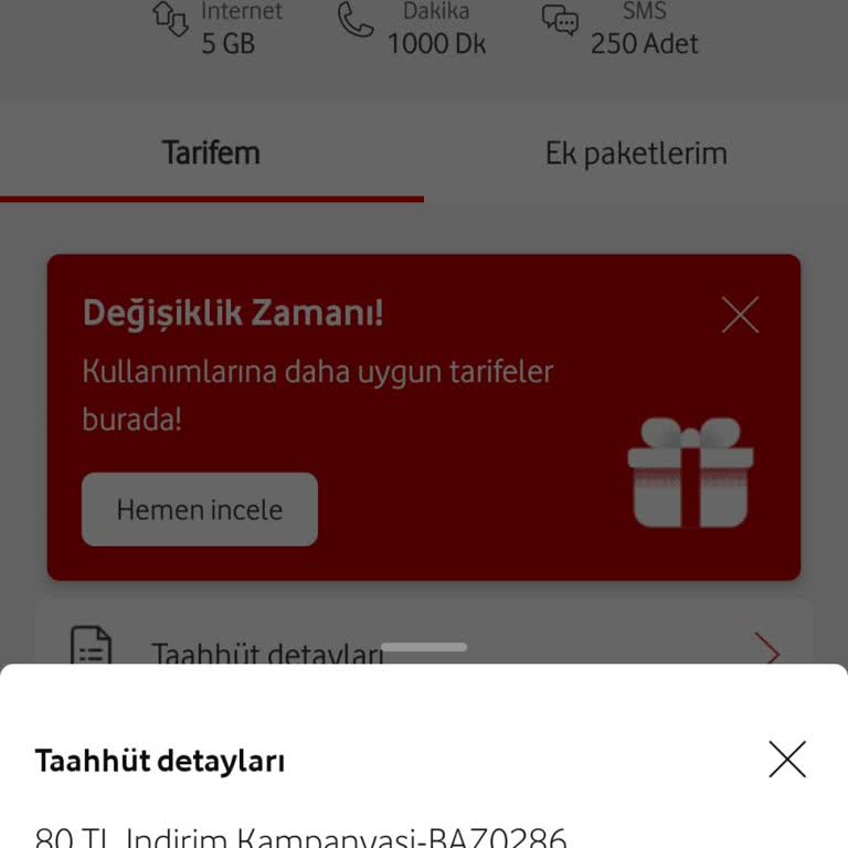 Vodafone Müşteri Hizmetleri Onaysız İşlem Yaptı