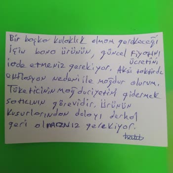 İncehesap Ayıplı Ürünün İadesini Almadılar
