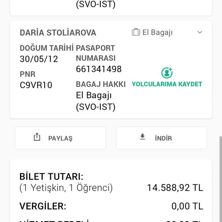 Obilet Uçak Bileti İptali