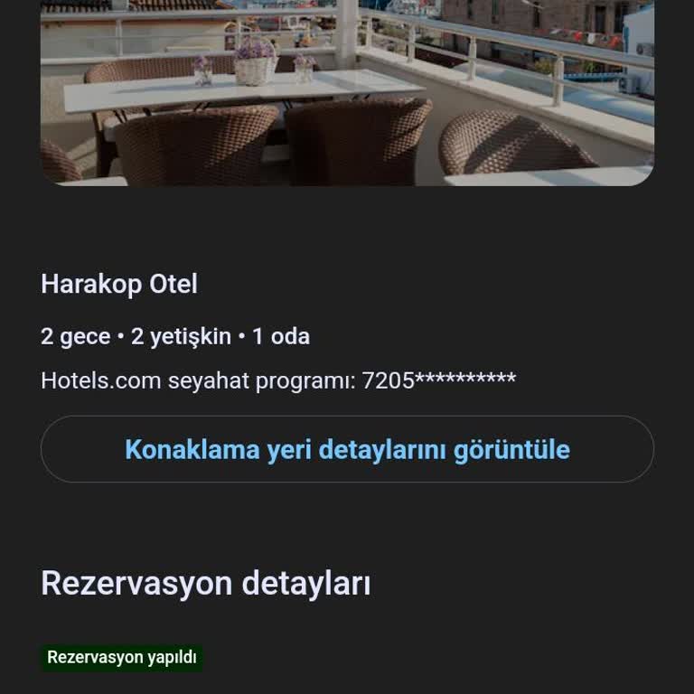 Hotels.com Rezervasyon Değişikliği Hakkında Yardim