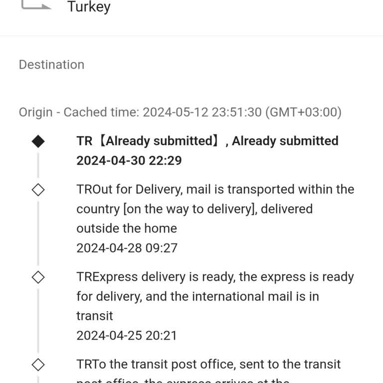 17track Talep Edilen Ürün Hala Teslim Etmedi