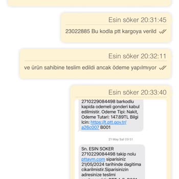 Epttavm Para İade İşlemi Yapılmıyor Karşımda Cevap Verecek Muhatap Yok