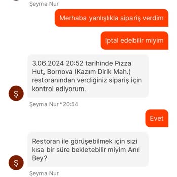 Migros Yemek Sipariş İptal Edilemiyor