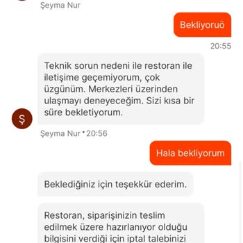 Migros Yemek Sipariş İptal Edilemiyor