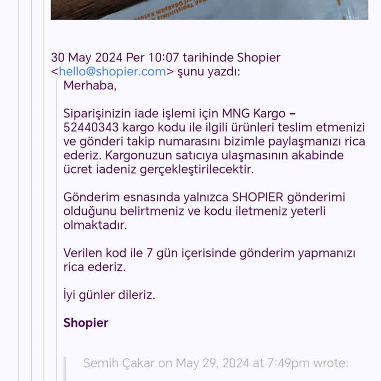 Shopier Akıllı Saat Para İadesi