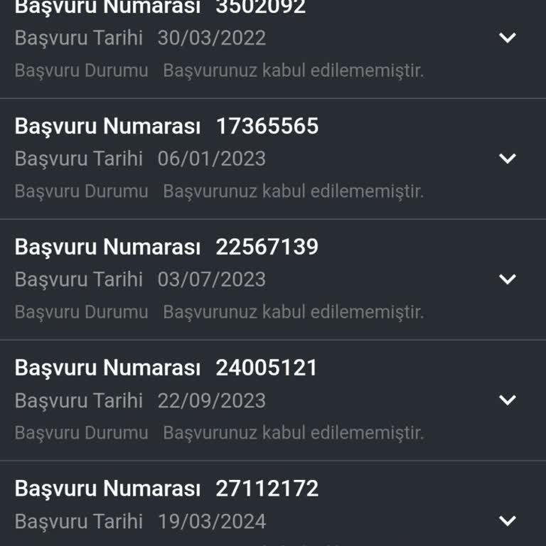İBB - İstanbul Büyükşehir Belediyesi Başvurumun Sürekli Red Verilmesi