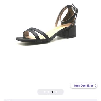 N11 Den Gelen Çöp Topuklu Ayakkabı