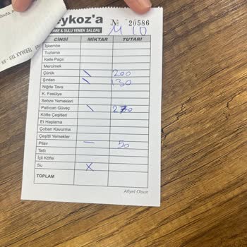 Beykoz Ocakbaşı (Niğde) Beykoz'a Ocakbaşı (Niğde) 'nın Vasat Çorbası- Müşteri Memnuniyeti