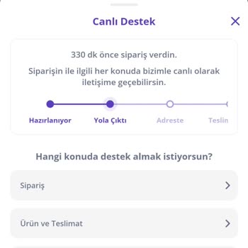 Getir Sipariş Teslimatında Yaşanan Gecikme Ve İletişim Sorunları