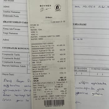 Boyner Ürününün Arkasında Durmadı.