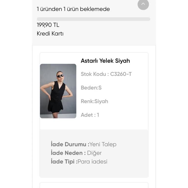 Ambar Tekstil Ambar Ücreti İadesi Vermiyor