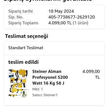 Amazon.com'daki Steiner1 İsimli Satıcı