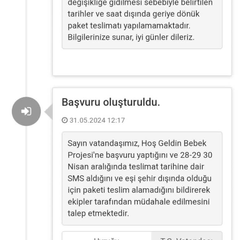 Teksin Mersin Mbb Hoş Gelmemiş Bebek Paketi
