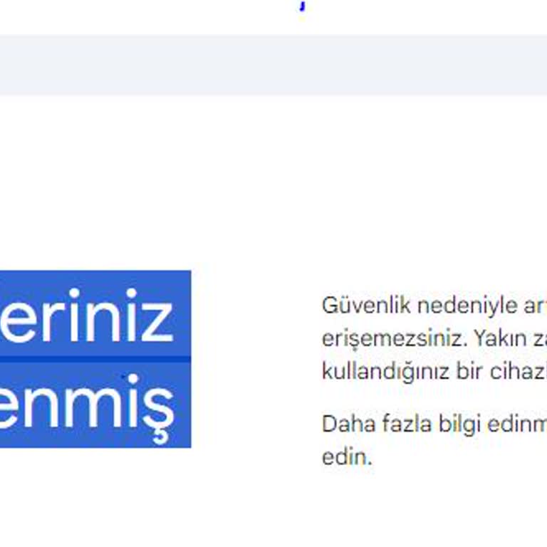 Google Şifrelenmiş Verileriniz Bu Cihazda Kilitlenmiş Durumda