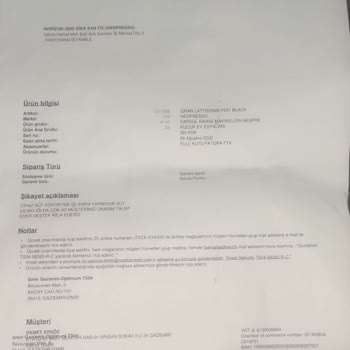 Nespresso Media Markt Tamir Ve İade Sorunu