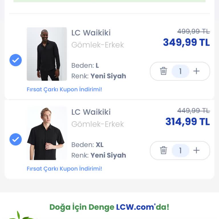 LCW İndirim Kodumu Kaybettim