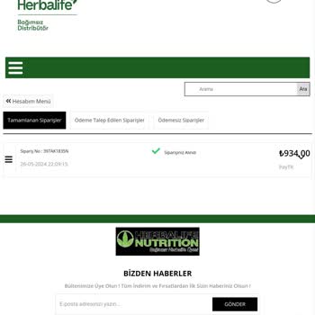 Herbalci.com Sipariş Sonrası İletişim Ve Teslimat Sorunu
