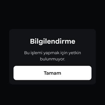 Papara Bu İşlemi Yapmak İçin Yetkiniz Bulunmuyor