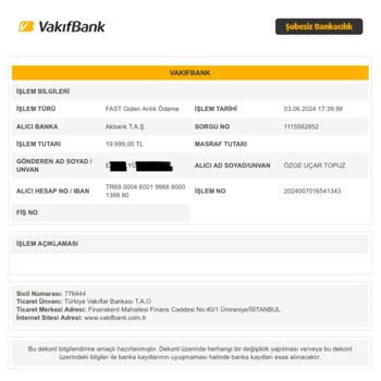 VakıfBank Yanıltıcı Ödeme Yönlendirmesi İle Mağduriyet Yaşadım