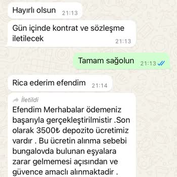 Flower Bungalov Şikayet