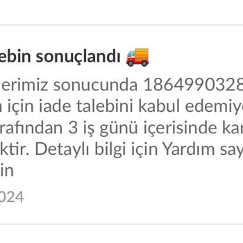 Trendyol Tamir İçin Gönderdiğim Ürün İçin Ücret İadesi Verdi. Şikayet