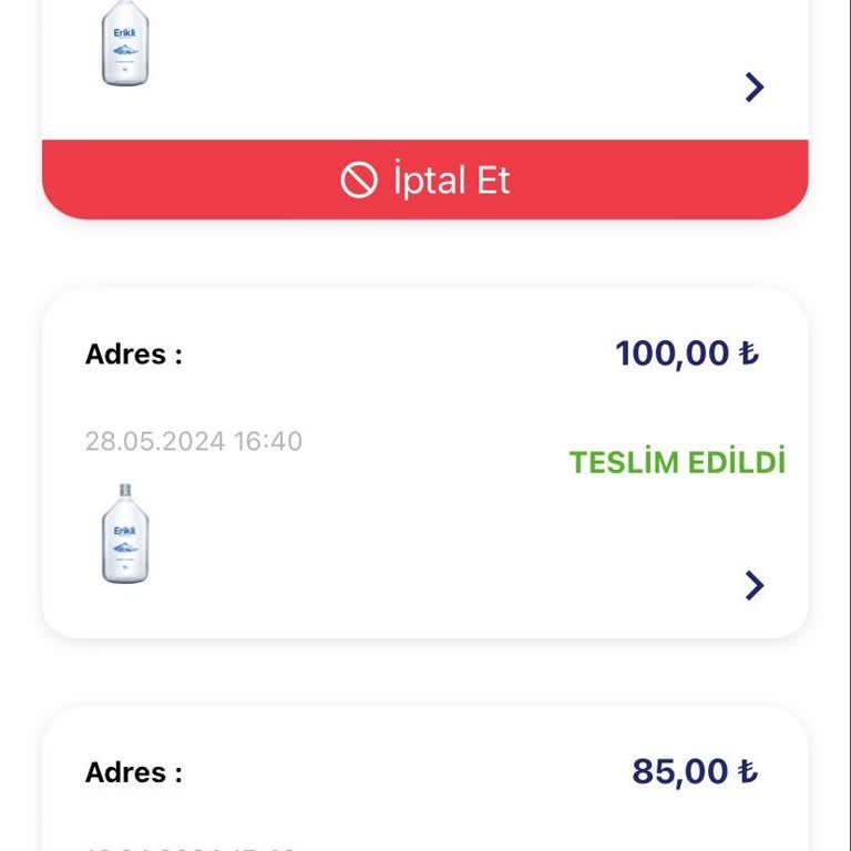 Erikli Kartepe/Kocaeli Bayi Siparişleri Getirmiyor