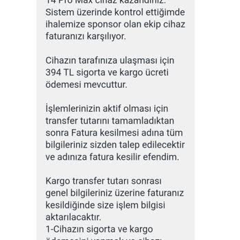 iPhone Sahte İphone 14 Çekilişi Ve Yanıltıcı Ödeme Talepleri