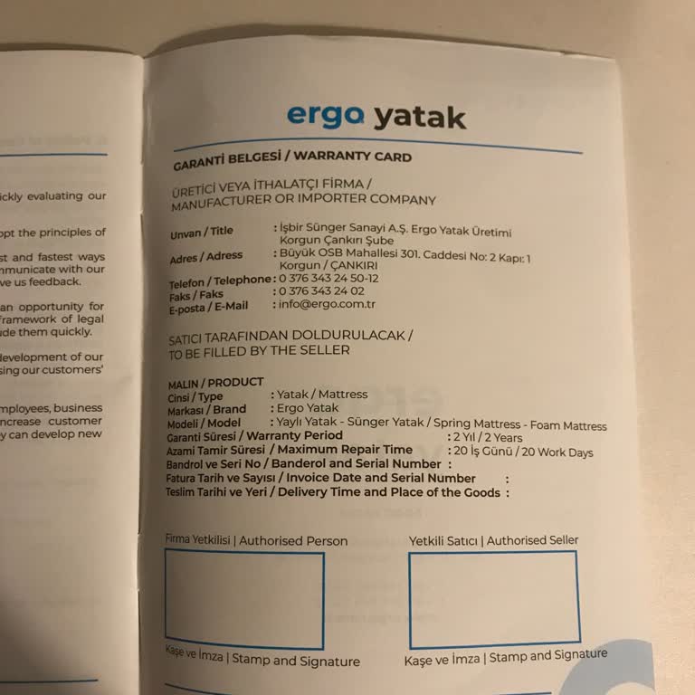 Ergo Yatak Ergo Marka Yatak Almanın Pişmanlığı