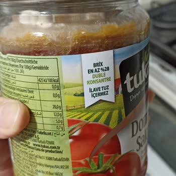 Tukaş Kapağı Açılmamış Salça Küflendi