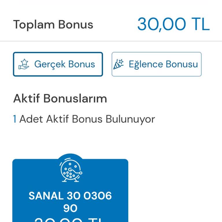 Milli Piyango Gerçek Bonusu Kullanamamak.