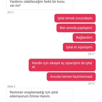 Domino's Sipariş İptalinde Yaşanan Sorun Ve Müşteri Hizmetleri Deneyimi