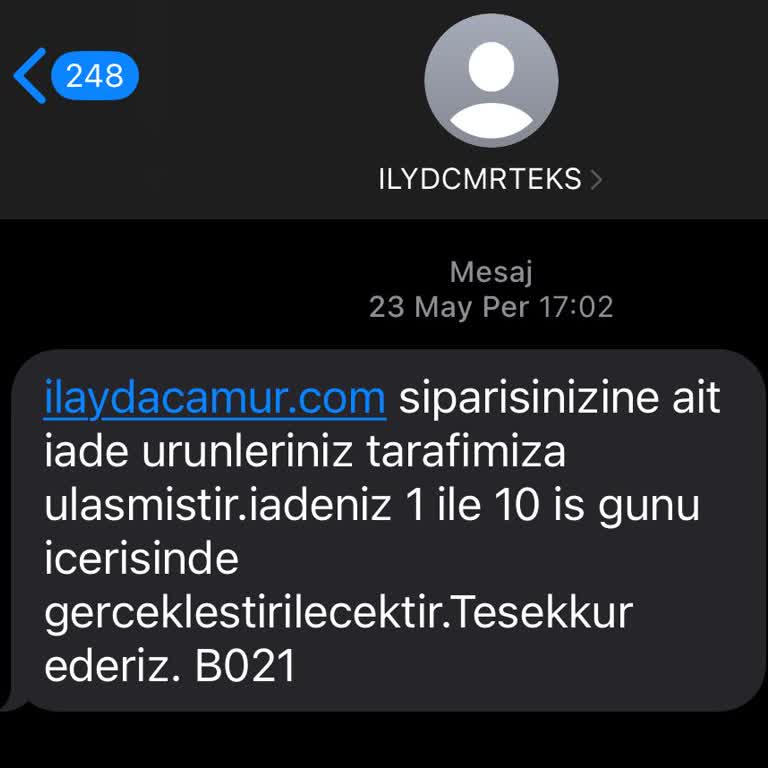 İlayda Çamur (Bi' Butik) Bir Butik Para İade Mağduriyeti