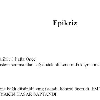Op. Dr. Afet Öncel Gıdı Liposuction Sonrası Ağzım Yamuldu