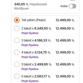 Hepsiburada Worldcard Normal World Karttan Daha Avantajsız
