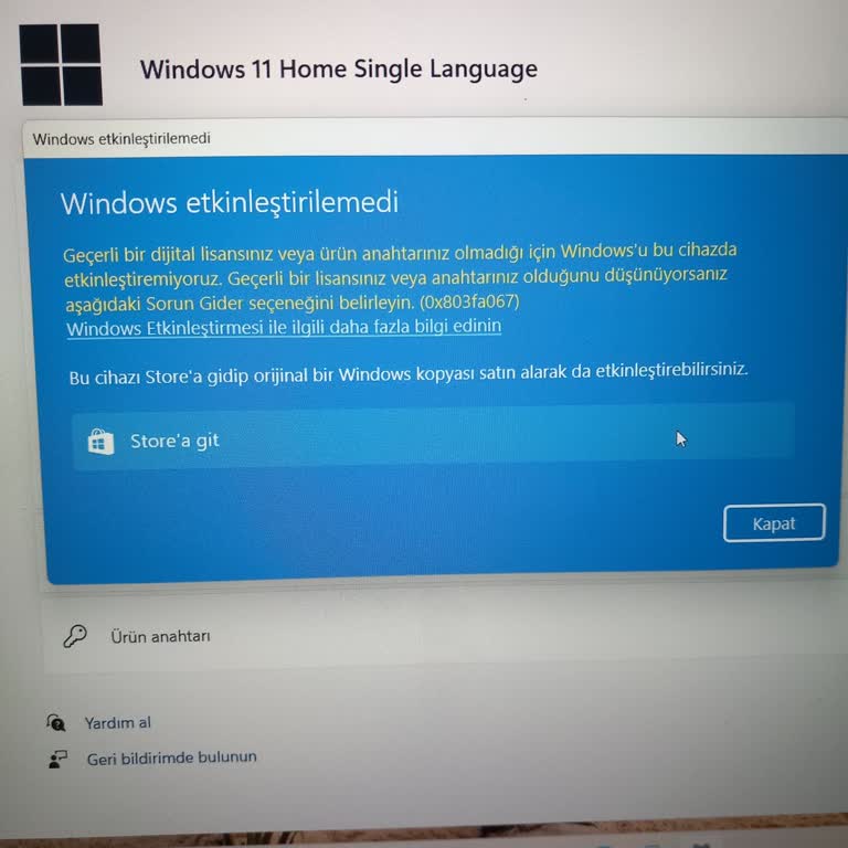 Windows Etkinleştirilemiyor Neden?
