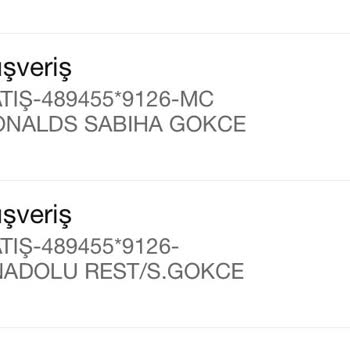 Sabiha Gökçen Havalimanı Gelen Yolcu Bölümü McDonald's